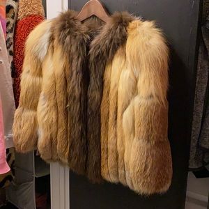 100% Fur Bolero jacket BCBG perfect condition